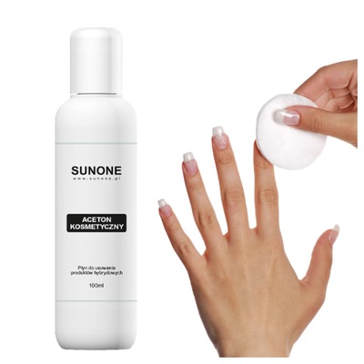 Sunone Aceton Kosmetyczny remover do hybrydy 100ml