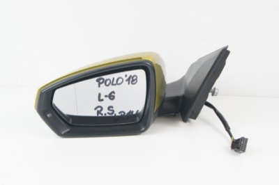 Vw polo vi 2g0 - зеркало левая 6 pinów фото №1