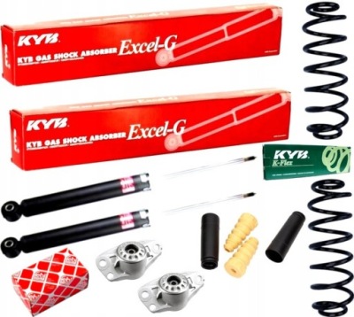 Амортизаторы пружины задняя skoda yeti kayaba + kayaba фото №1