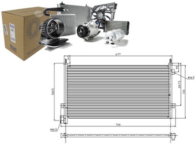 Nissens конденсатор кондиціонера volvo fm fm 10 fm 1 фото №1