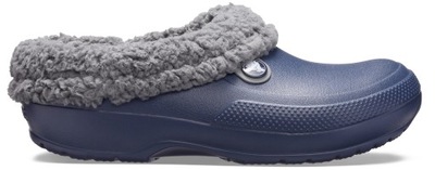 Ocieplane klapki Crocs Blitzen III granatowe 36,5