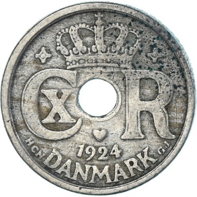 Moneta, Dania, 10 Öre, 1924