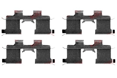 Quick brake 109-1667 набор аксессуары, тормозные колодки тормозные фото №1