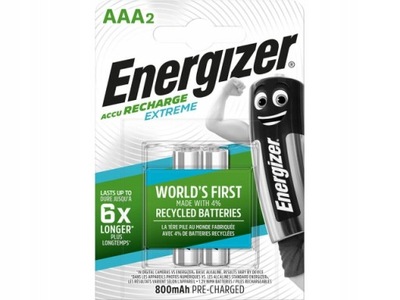 ENERGIZER AKUMULATORKI Extreme AAA HR3/2 800mAh