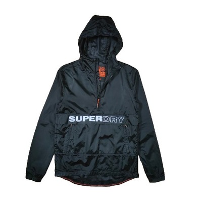 SUPERDRY Kurtka Anorak Wiatrówka Męska Logowana r. S/M