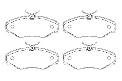 Breck тормозные колодки тормозные nissan primastar dci 150 x фото №1