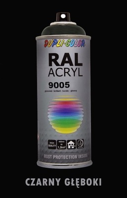 Dupli-color Lakier akrylowy połyskowy RAL 9005