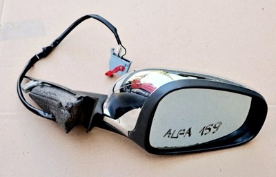 Alfa romeo 159 дзеркало праве хром 5 pin фото №1