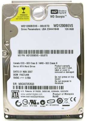 Dysk WD 1200B EVS 120 GB