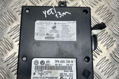 Модуль блютуз skoda yeti 5l 7p6035730n 2.0l дизель 2015 фото №1