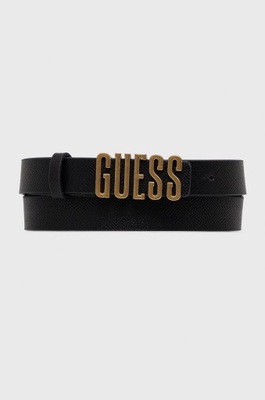 Guess pasek damski BW9068P4125-BLA czarny r. L