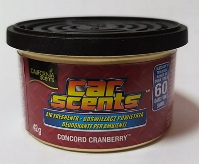 CALIFORNIA SCENTS zapach CONCORD CRANBERRY puszka