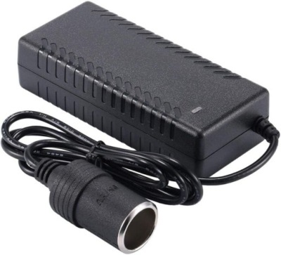 PRZETWORNICA NAPIĘCIA 230V 12V ADAPTER KABEL ZASILACZ Zapalniczka 60W
