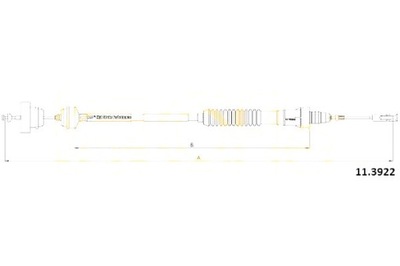 CABLE CONJUNTO DE EMBRAGUE COFLE 1476638080 1480346080 2150T1  