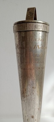 Puchar za III miejsce w pływackich zawodach CRZZ Stargard 1976