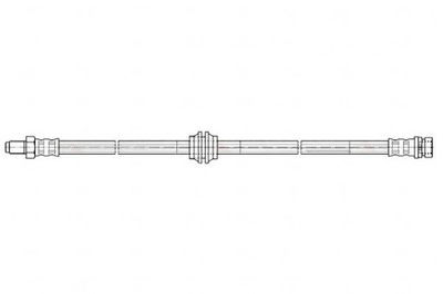 ПАТРУБОК ТОРМОЗНОЙ ELAST. FORD FOCUS 1.4-2.0 10.98-