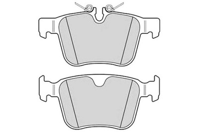 Delphi тормозные колодки тормозные jaguar f-pace 3.0 dc_. x7 фото №1