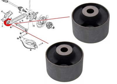 2x втулка рычага задняя chevrolet captiva продольный фото №1