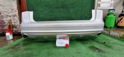 Audi a6 c7 allroad бампер задня lx7w фото №1