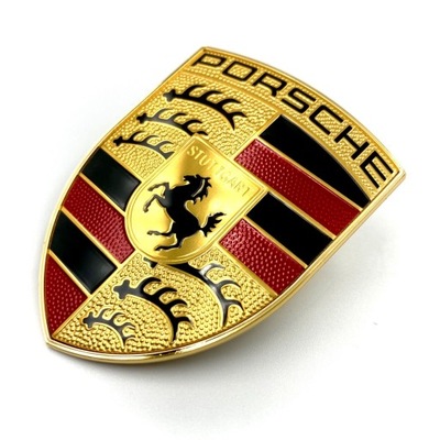 PORSCHE INSIGNIA EMBLEMA LOGOTIPO HERB AL CAPO  