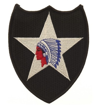 Naszywka 2nd Infantry Division Indian Head