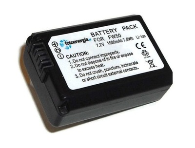 Bateria zamiennik NP-FW50 NPFW50 do SONY