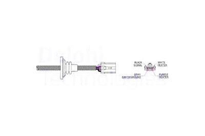 DELPHI SONDA LAMBDA DELPHI ES20076-12B1 MITSUBISHI GALANT V VI LANCER  