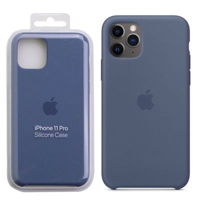 Apple iPhone 11 Pro etui silikonowe Alaskan Blue