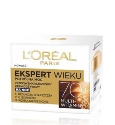 L'Oreal Ekspert Wieku 70+ krem na noc 50ml