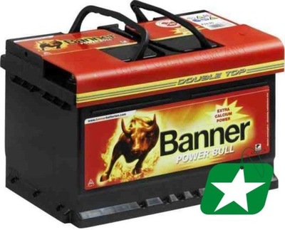 BANNER POWER BULL 62AH 540A P+