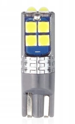 Żarówka LED CANBUS 10SMD 3030 T10 W5W White 12V