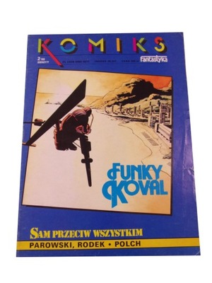 KOMIKS FUNKY KOVAL SAM PRZECIW WSZYSTKIM 2/1988 r.