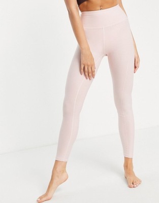 PUMA LEGGINSY DAMSKIE Z LOGO RÓŻOWE BASIC S 1VAH