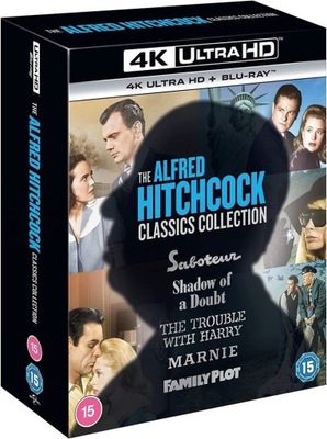 Alfred Hitchcock [5 Blu-ray 4K] The Classics Collection Vol. 2 [1942-1976]