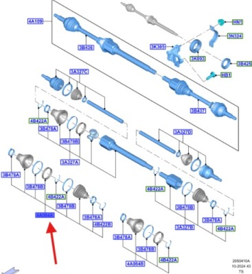 Набор защита transit custom 2012- 2546974_ mk26-4c062-ba фото №1