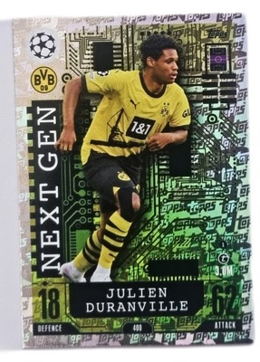 TOPPS MATCH ATTAX 2023/2024 NEXT GEN 400 JULIEN DURANVILLE