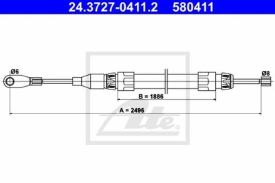 LYNAS STABDŽIO RANKINIO MERCEDES W124 85-96 PRIEK. 