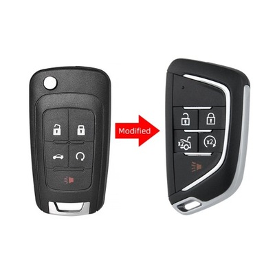 Modified car key shell for chevrolet cruze epica lova camaro impala 27508 фото №1