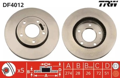 ДИСК HAM. MAZDA P. XEDOS-9