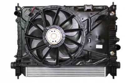 Радиатор двигателя + вентилятор opel mokka 2012+ 1.4t 7745652 автоматическая коробка передач фото №1