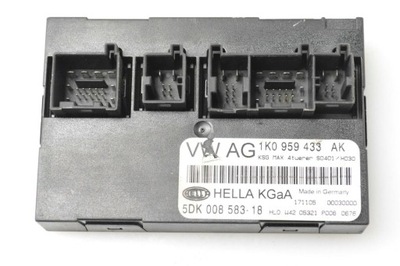 МОДУЛЬ КОМФОРТА BCM 1K0959433AK AUDI VW SKODA SEAT фото