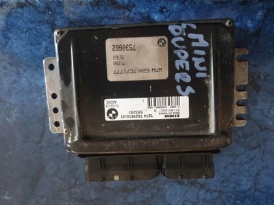 Mini r50 cooper s бортовий комп'ютер двигуна 7530662 фото №1
