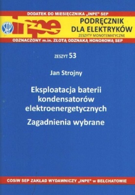 Eksploatacja baterii kondensatorów. INPE 53