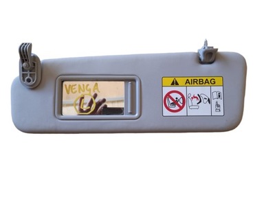 Kia venga козирок захист сонцезахисна ліва фото №1