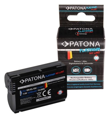 Akumulator Patona EN-EL15C 2250 mAh Nikon Z6 Z7