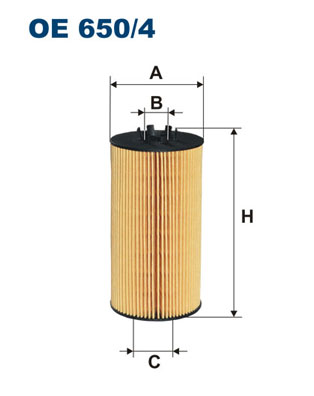 FILTRO ACEITES FILTRON OE650/4 OE6504  