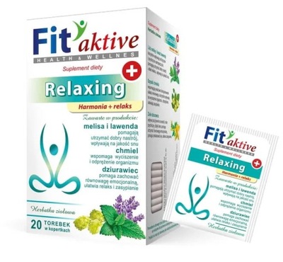 Fit active Relaxing 20 torebek