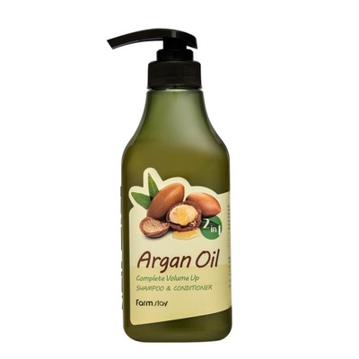 Farmstay Koreański szampon z odżywką 2w1 z olejkiem arganowym