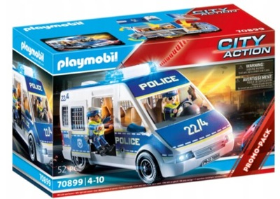 PLAYMOBIL 70899 TRANSPORTER POLICYJNY ZE ŚWIATŁEM