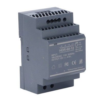 BLOQUE DE ALIMENTACIÓN SZYNOWY 12 V, CIENKI, 60 W, 5 A, 100 ~ 240 V, TRUDNOPALNY PC XK  